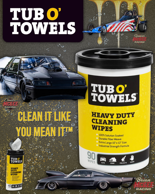 Tub O’ Towels Joins McGee Racing for 2026 Season Partnership